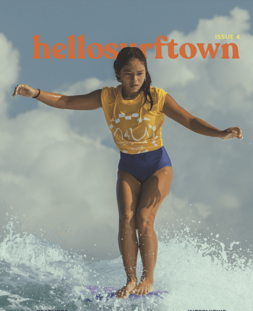 Portfolio showcase for Hello Surftown Magazine