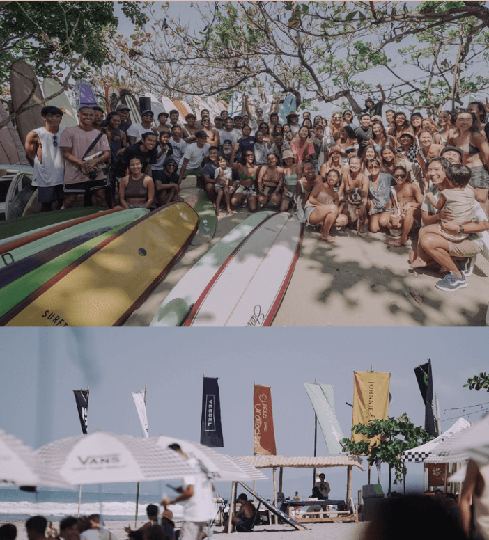 Portfolio showcase for Single & Unattached Surf Festival